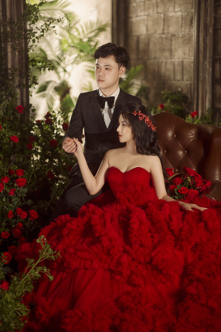 Hình cưới L'amour Vy Phúc - Váy Đỏ