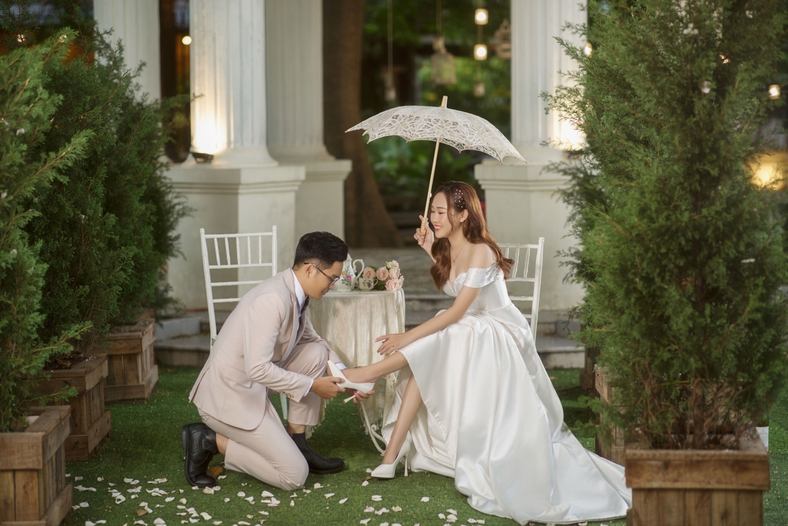 Ảnh cưới phim trường Alibaba - Kim Cương